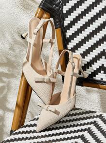 CUCCOO BASICS Pointed Toe High Heel Formal Shoes, Black Pleated Satin Party Wear Sexy High Heels For Women