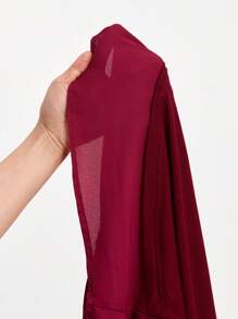 Miaspire Áo thun nữ màu trơn Giải trí - Màu Tím - Xem 7