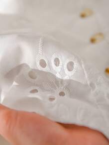 CosyJoli 大码休闲纯色镂空刺绣西装背心，适合秋冬女士毕业、返校、教师服装