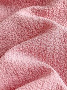 Süßes einfarbiges Top mit Puffärmeln für Babys, Sommer