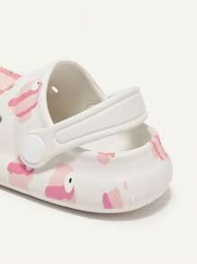 Cozy Pixies 1 双百搭可爱鱼印花透气防滑沙滩凉鞋，夏季 - 白色 - 查看 5