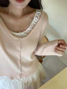 DAZY Women's Deep V-Neck Fitted Camisole Undershirt Tank Tops