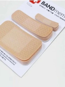1pack Pink And Apricot Color 3d Shaped Sticky Notes Post It Notes For Students Stickers Set Cute Stickers Pink Stickers Stationery Office School Supplies Diary Journal Notebook Planner
 Note Book - Multicolor - View 7