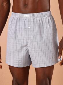 SUMWON Premium Woven Boxer Shorts Pack Of Three Classic Fit Comfortable Elastic Waistband Everyday Underwear