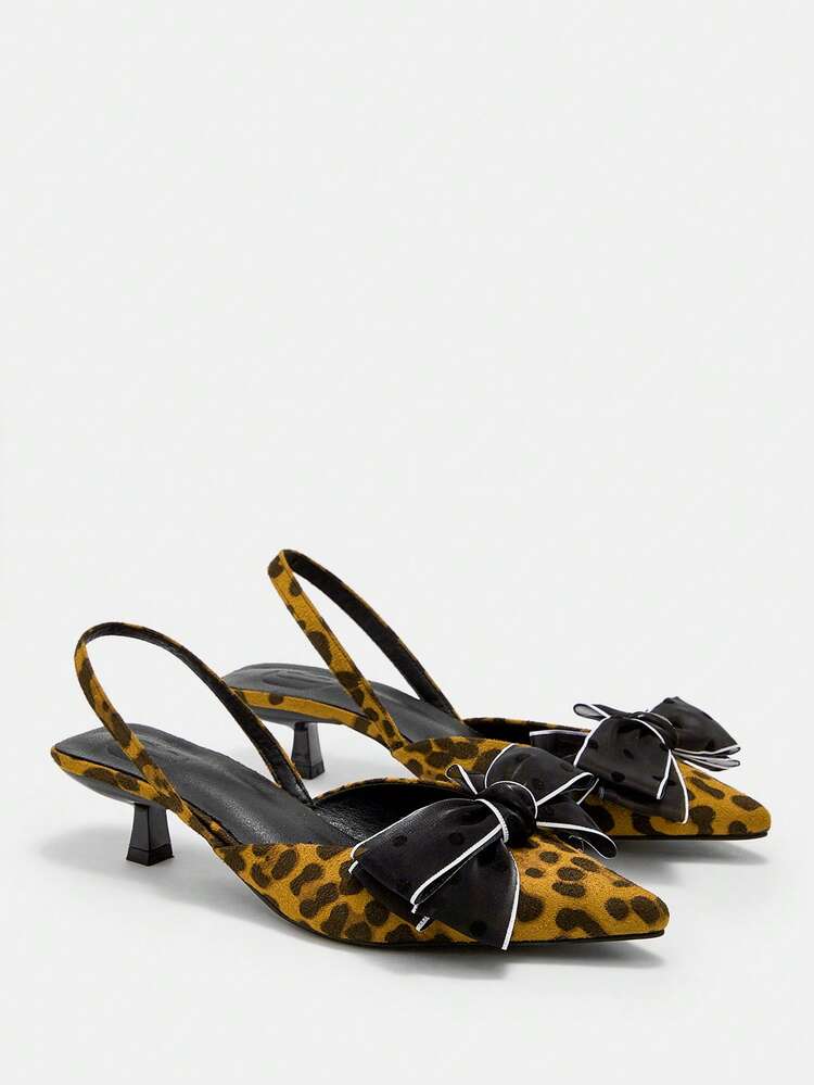 CUCCOO CURVES Plus Size Wide Width Pointed Toe High Heel Elegant Black Satin Rear Strap Sandals, Suitable For All Seasons