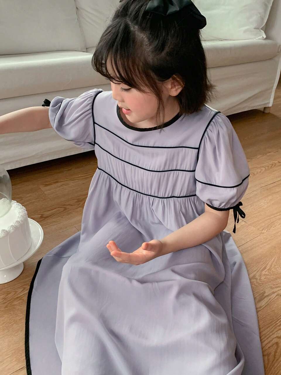 Tween Girl Round Neck Sleeveless Chiffon Fairy Dress, Summer,Back To School Clothes