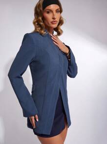 COSMINA Women Solid Color Long Sleeve Casual Office Blazer Jacket,Business Casual Woman In Fall/Winter