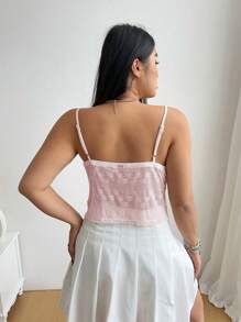 POPSWAY 大码多层荷叶边吊带背心