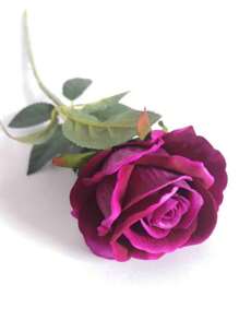 SHEIN 5 Packs/4Pcs/1Bunch Rose Red Rose Artificial Bridal Bouquet Realistic Velvet Faux Flower Flower Arrangement Decoration Fake Rose Artificial Rose For Valentine's Day Gifts Wedding Party Home Decoration, Birthday Gifts Outdoor Indoor Decor, Vase Floral Decor (Purchase Instructions: May Contain Odor, Please Place In Window For Ventilation For 1-2 Days), Valentine Day, Gift