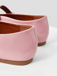 MOTF PREMIUM VERSATILE MARY JANE SQUARE TOE FLAT SHOES - Dusty Pink - View 8