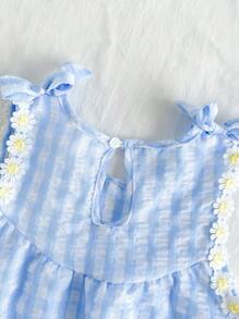 Vintaside Kids Tween-Mädchen Lässiges Blumenkleid im Landhausstil