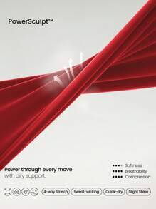 GLOWMODE 2 件 Powersculpt™ 吸汗凉爽高弹力交叉后背背心可拆卸无缝罩杯和 4.3 英寸骑行短裤带侧袋套装高强度健身跑步训练