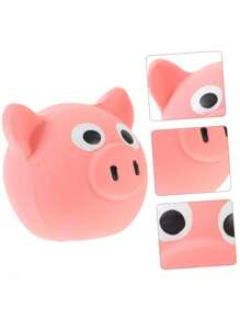1pc Pig Design Pet Sound Toy For Dog And Cat For Interaction - Pink - View 7
