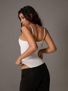 TRNVIE Women's Versatile Lace Bodysuit For Resort, Spring/Summer - White - View 6