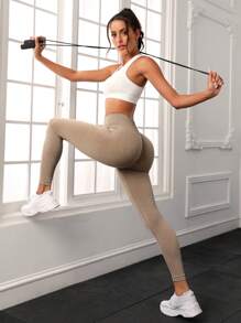 Seamluxe SHEIN Sport Wide Waistband Sports Leggings
