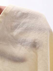 Dazy Kids 少女印花短袖衬衫上衣，夏季，返校季复活节服装 - 黃色 - 查看 8