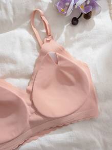 SHEIN 6 件套无缝肩带吊带内衣套装，带波浪边，冰丝材质 - 彩色 - 查看 6