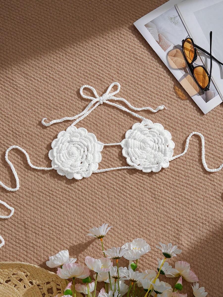 SHEIN Swim 全新花卉印花性感加大码泳衣罩衫