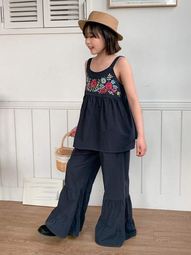 2pcs/Set Tween Girl Tween Girl Fall Outfit