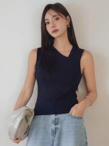 Dazy-Less 女士商务休闲风格针织毛衣