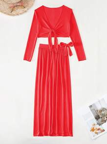 SHEIN Swim Copricostume da spiaggia per donna