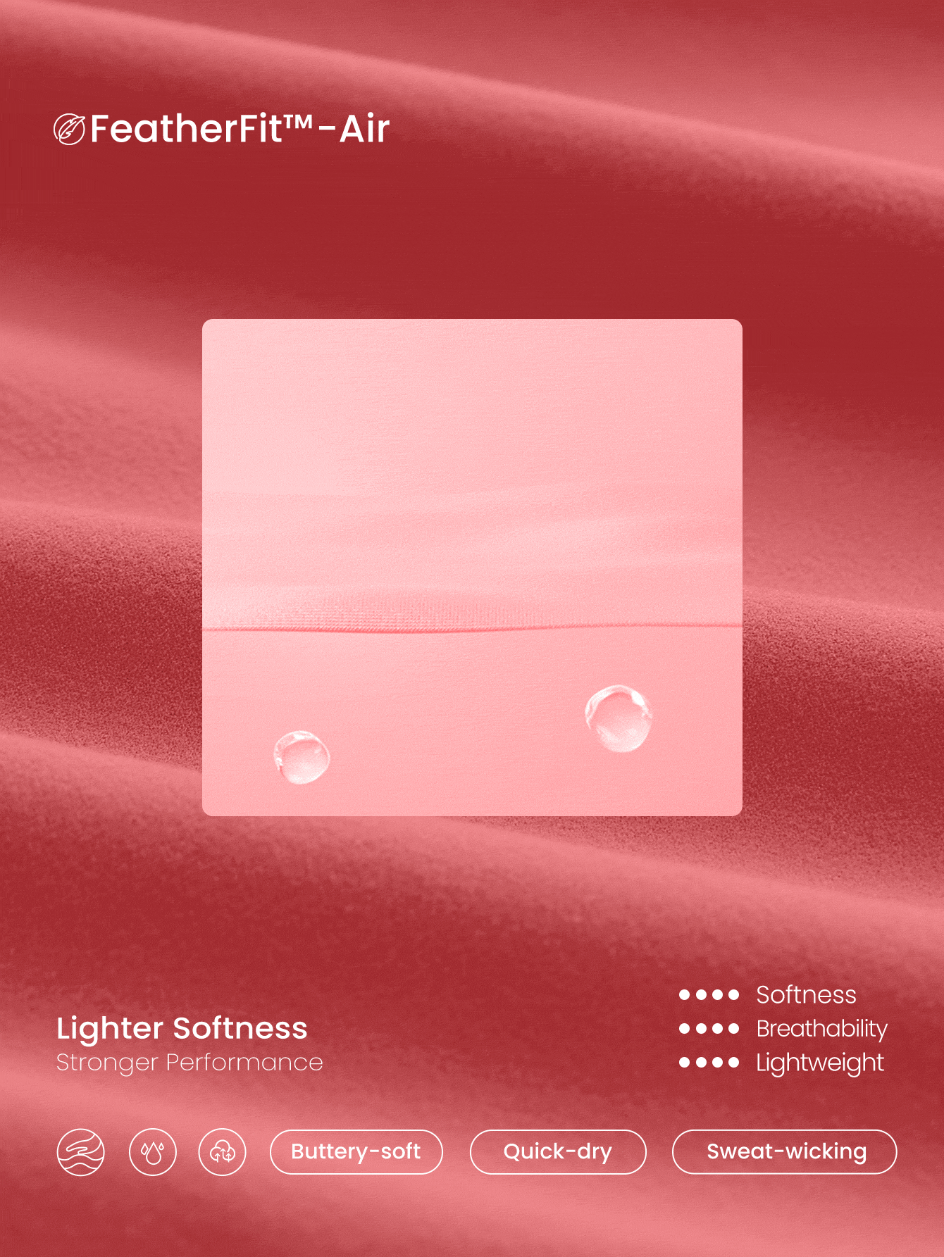 GLOWMODE FeatherFit™-Air Game Set Váy yếm thắt nút ngắn Peekaboo dáng chữ A mặc hàng ngày mùa hè, thấm hút mồ hôi nhanh, chống nhăn - Màu Hồng  San hô - Xem 6