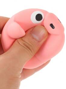 1pc Pig Design Pet Sound Toy For Dog And Cat For Interaction - Pink - View 6