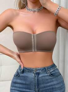 2 件套女士多色内衣套装，前扣式聚拢加垫文胸 - 彩色 - 查看 4