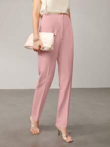 MOTF PREMIUM PRESS CREASE TAILORED SUIT PANTS - Pink - View 6