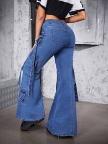 SHEIN ICON 女士简约时尚牛仔裤，适合夏季