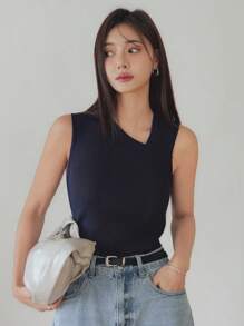 Dazy-Less 女士商务休闲风格针织毛衣