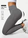 Easithlete Leggings deportivos con cintura ancha para mujer