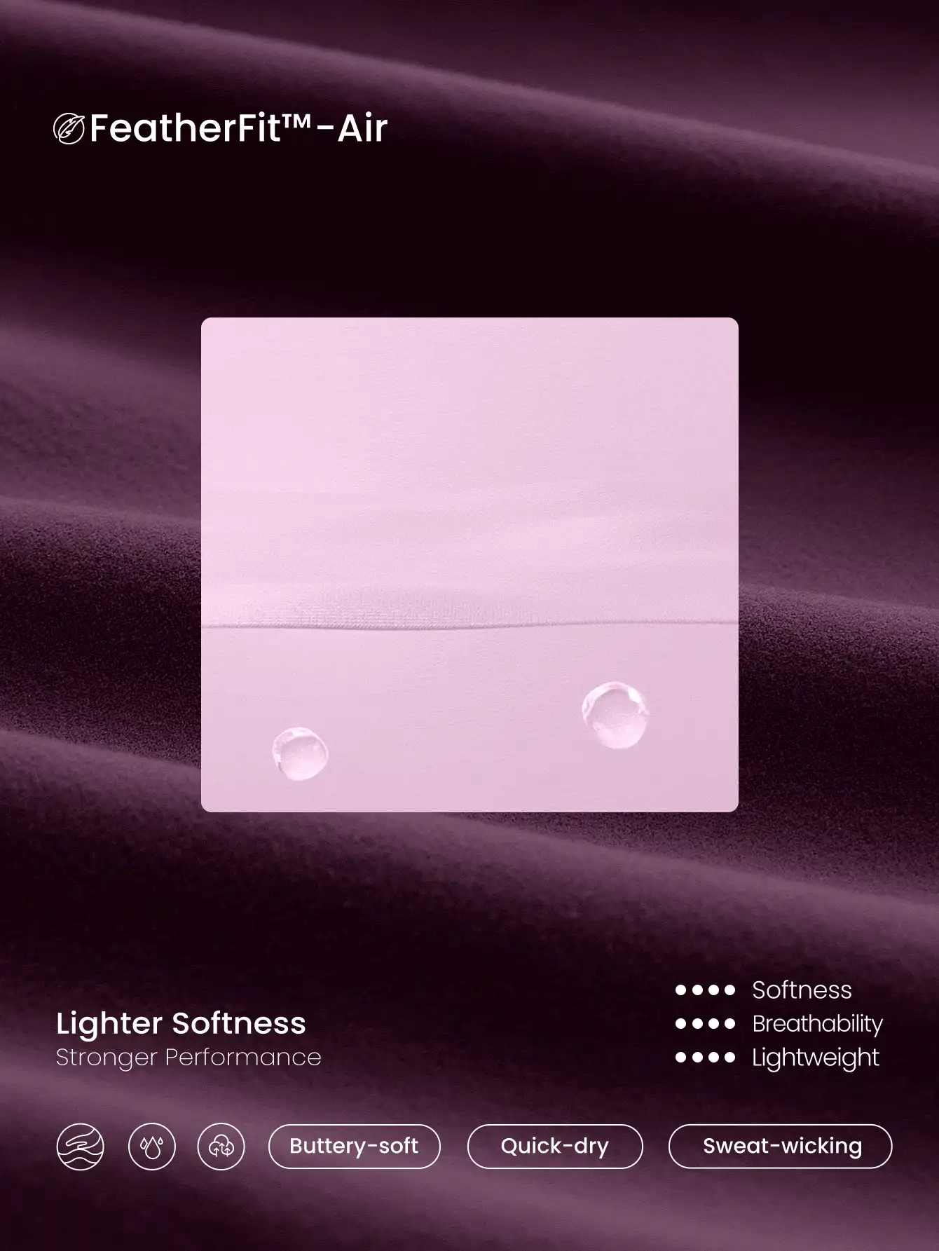 GLOWMODE FeatherFit™-Air 游戏套装 A 字形内置露肩短款打结口袋吊带连衣裙低冲击日常夏季速干吸湿排汗 - 櫻桃可樂 - 查看 6