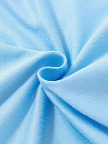 SHEIN Bộ 2 áo thun tay ngắn cổ tròn màu trơn thường ngày cho bé trai mới biết đi và quần short, gói 5 chiếc, đa năng để mặc hàng ngày, mùa hè - Nhiều màu - Xem 7