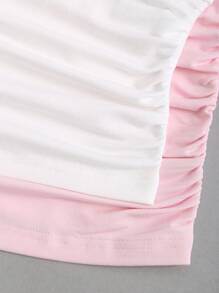 Sweetra Y2K 褶饰立領長袖上衣