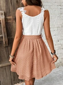 SHEIN Frenchy Women's Solid Color Cami Vacation Dress, Simple & Fashionable, Suitable For Summer,Summer Dresses For Women Pink Casual - Dusty Pink - View 2