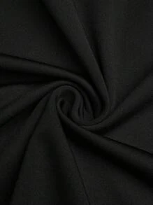 SHEIN MOOSTA 大码春夏三件套：白色短袖衬衫、撞色黑色吊带背心、休闲工装短裤 - 黑與白 - 查看 8