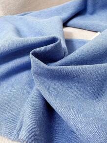 SHEIN Teen Girl's Washed Casual Soft Lightweight Spring/Summer Elastic Waist Denim Jeans - Medium Wash - View 4