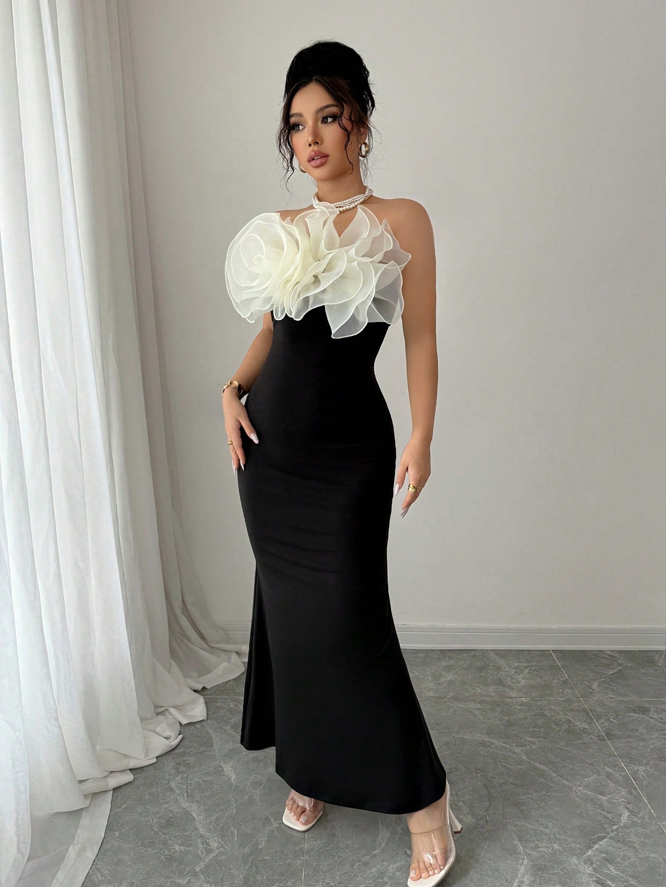 Rafferiza فستان طويل ليلي أنيق وعصري للنساء من راف...