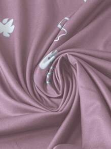 加大花卉印花背心 适合夏季图案 T 恤 女式上衣