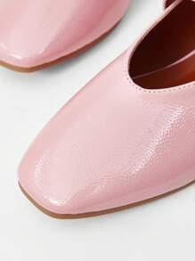 MOTF PREMIUM VERSATILE MARY JANE SQUARE TOE FLAT SHOES - Dusty Pink - View 6