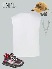 SHEIN 1 件青少年男童休闲图案 T 恤，动漫印花短袖 T 恤，夏季