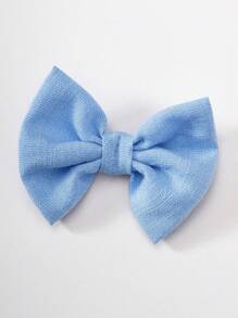 SHEIN Setelan Jas Formal 3 Potong untuk Anak Laki-Laki: Rompi dan Celana dengan Dasi Kupu-Kupu, Cocok untuk Pesta Pernikahan dan Wisuda, Musim Semi, Nyaman dan Bernapas - Baby Blue - View 3