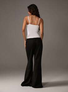 TRNVIE Women's Versatile Lace Bodysuit For Resort, Spring/Summer - White - View 2