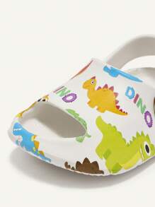 Cozy Pixies Baby Dinosaurier Design offene Zehen atmungsaktive rutschfeste Einteiler Outdoor Sandalen, Hausschuhe