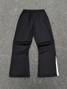 Quần nỉ dệt kim in họa tiết khối màu rộng rãi cho bé trai/tuổi teen - Nhiều màu - Xem 2