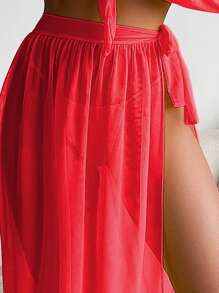 SHEIN Swim Copricostume da spiaggia per donna