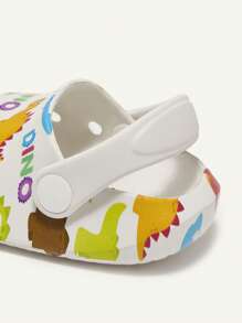 Cozy Pixies Baby Dinosaurier Design offene Zehen atmungsaktive rutschfeste Einteiler Outdoor Sandalen, Hausschuhe