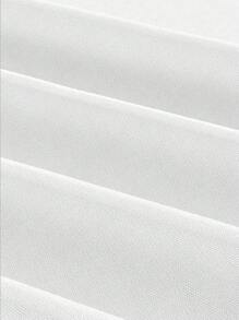 SHEIN MOD 女士白色露肩蝴蝶结装饰迷你连衣裙、派对连衣裙、生日连衣裙、情人节连衣裙 - 白色 - 查看 6