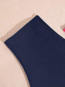 SHEIN Swim Curve 2pcs/Set Plus Size Women Solid Color & Leopard Print Bikini Bottom, Fashionable Resort Wear For Summer Beach Vacation